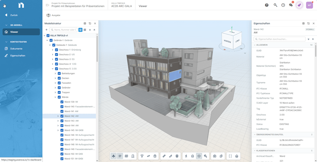 Auf der BIM World 2026 zu sehen, er optisch ansprechende neue BIM Viewer