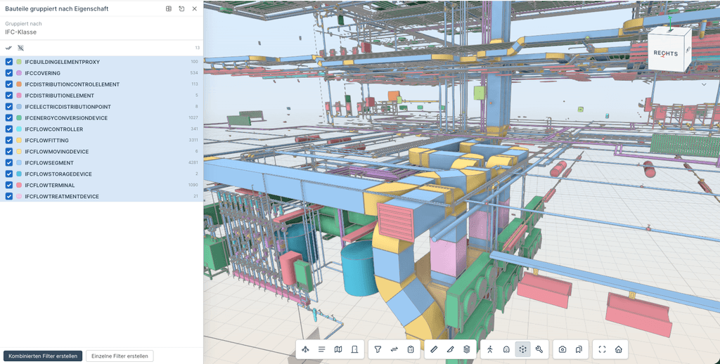 Auf der BIM World 2026 zu sehen: die erheblich gesteigert Geschwindigkeit des neuen Viewers