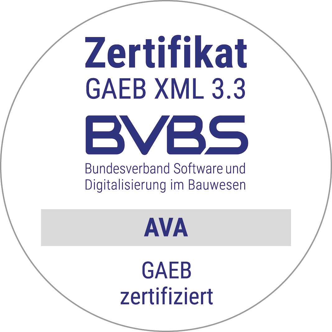 BVBS AVA Zertifikat