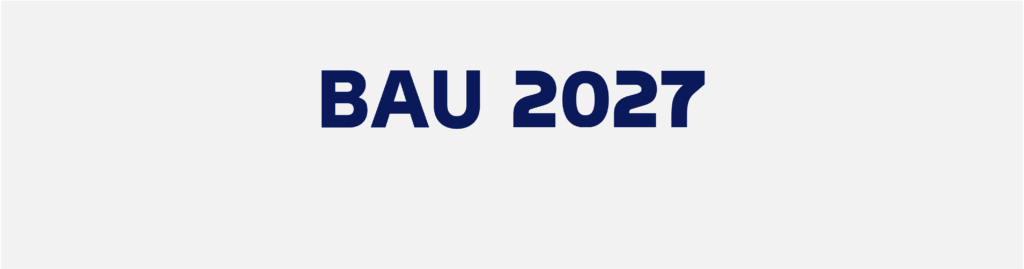 BAU 2027 mit NOVA und NEO